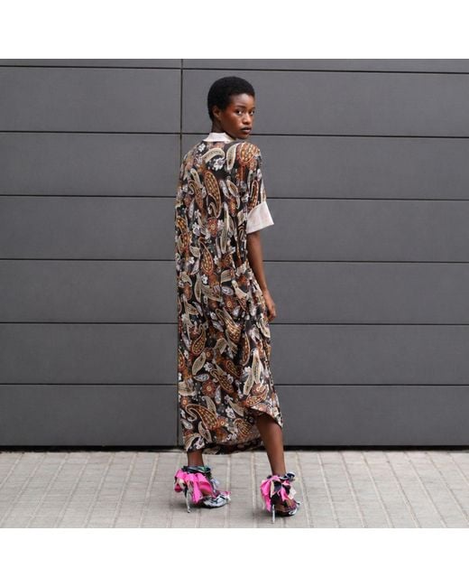 Miro Misljen Natural Nomad Paisley Maxi Dress