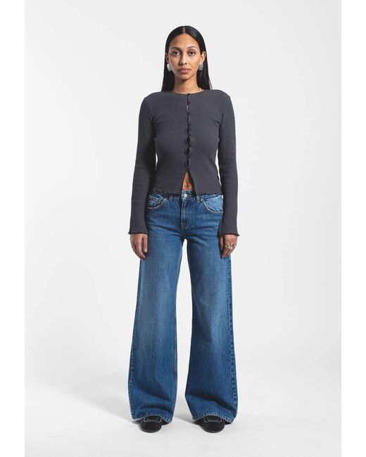 Dr. Denim Blue Rhue Low Wide