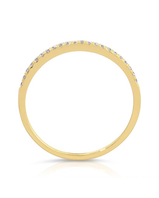 Maya Brenner Metallic Pavé Diamond Ring