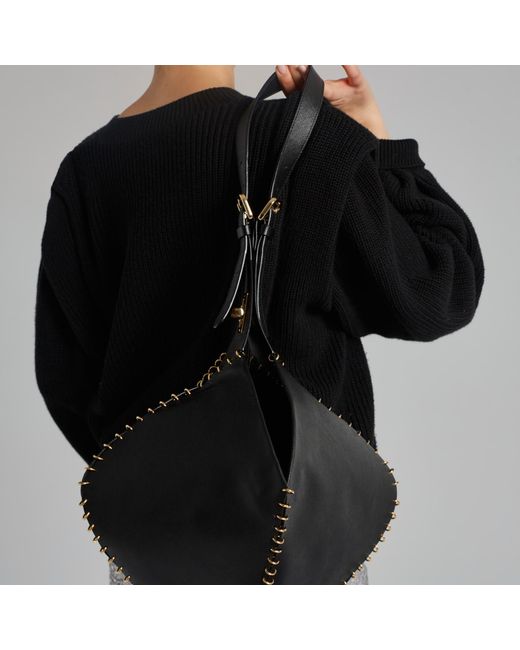 Danni Ro Black Virginia Rhombus Bag