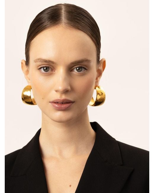 EVA REMENYI Metallic Rustic Earrings