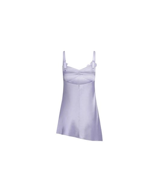 Scarlett Gasque Purple Temptation Mini Dress