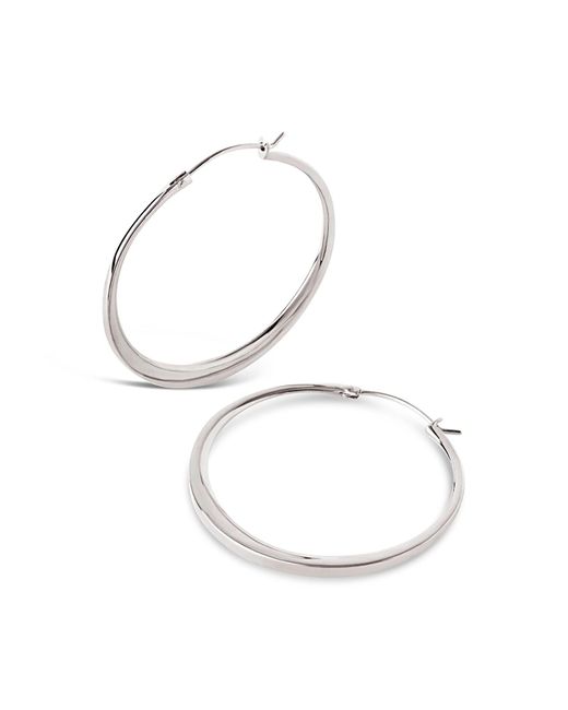 Dinny Hall White Signature Medium Tapering Click Hoops