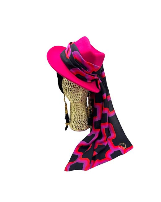 Julia Clancey Pink Link Fifi Fedora Set