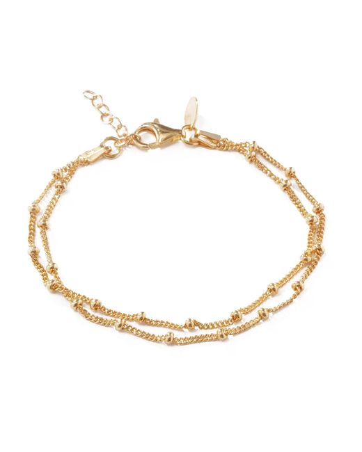 Muru Metallic Duo Bead Bracelet