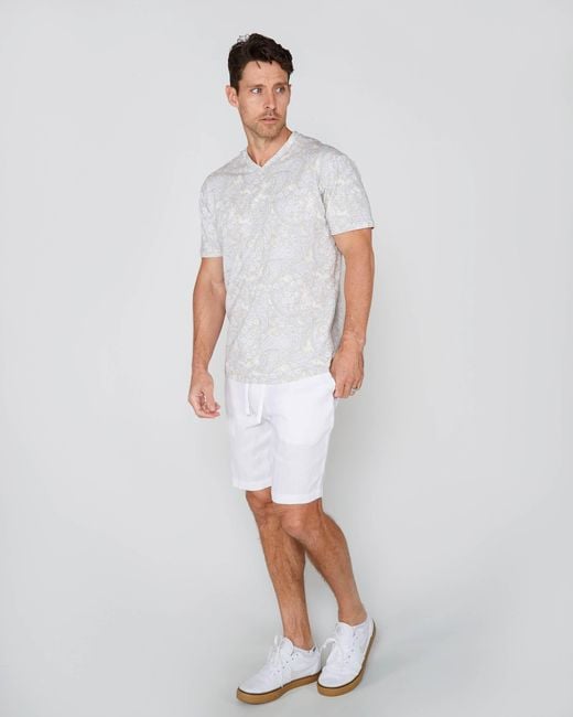 Lords of Harlech White Devonshire Linen Short for men