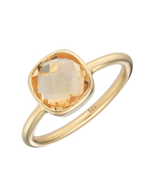 Auree Jewellery Metallic Mondello Citrine Vermeil Ring