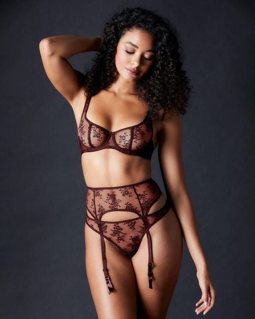 Journelle Brown Romy Demi Bra Marron