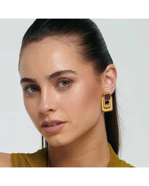 Ornare the Label Metallic Palatial Earrings