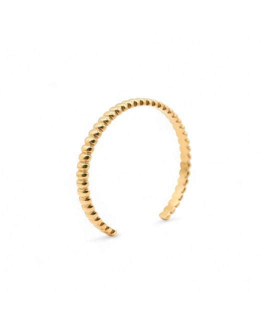 Miss Cecilia Metallic Beads Cuff Bangle