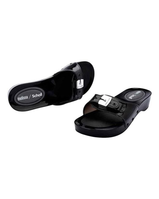 Melissa Black Pescura Heel X Scholl