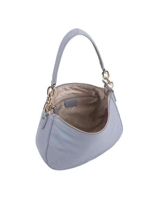 Paul Costelloe Blue Bisbee Leather Shoulder Bag