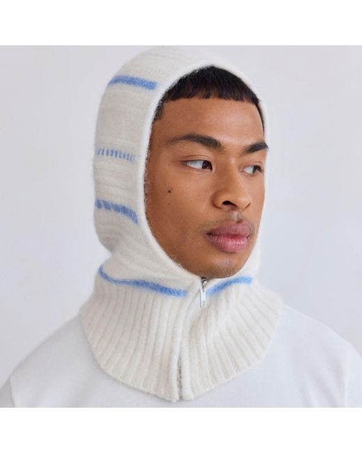 Arctic Fox & Co. White The Alpaca Zip Balaclava