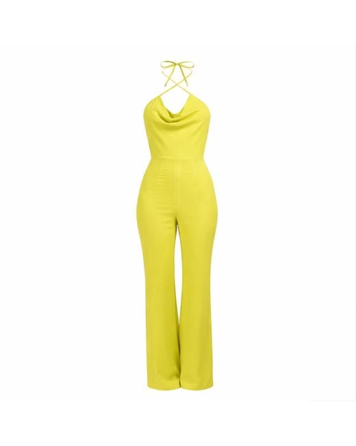 The Ethos Studio Yellow Emilia Jumpsuit