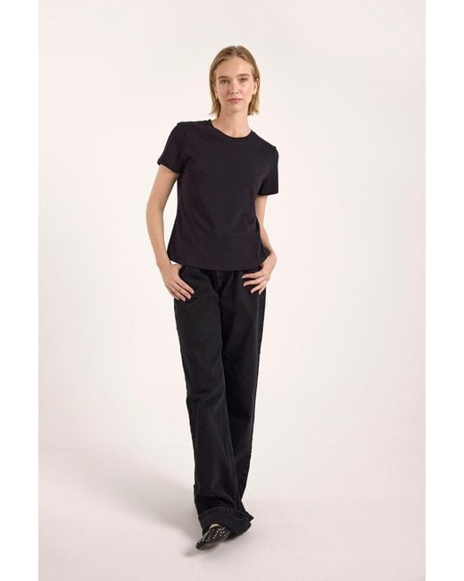 Brodie Cashmere Black Weekend Boxy Tee