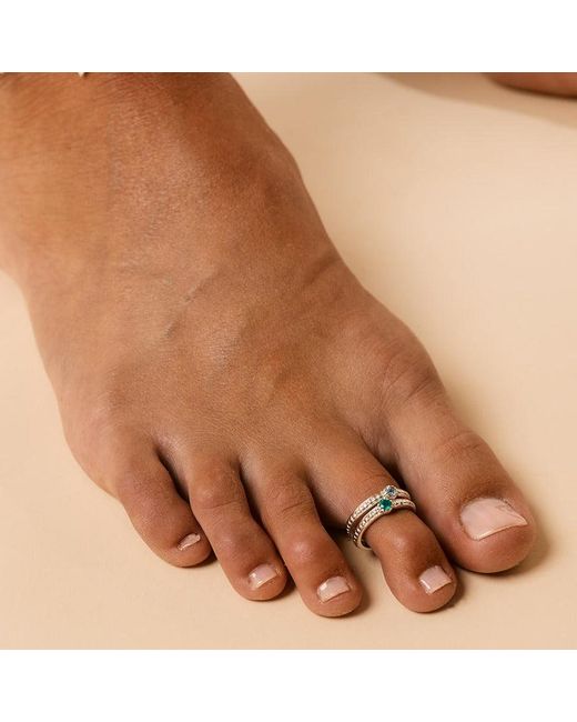 Charlotte's Web Jewellery White Lalita Midi / Toe Ring
