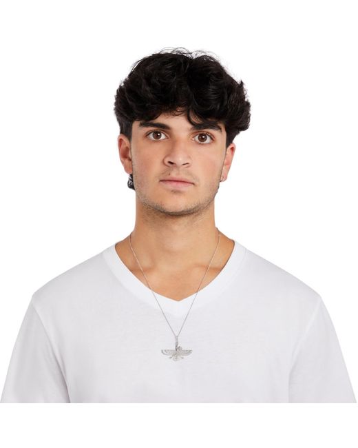 Kaizarin Metallic Wings Of An Angel Silver & Diamonds For for men