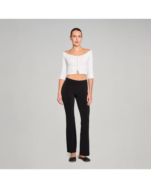 Love and Nostalgia White Sugar Baby Rib Top