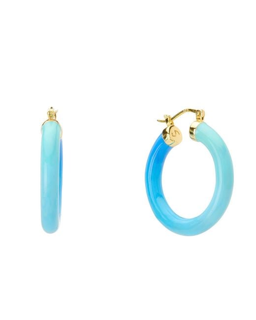 Dolcetto Designs Blue Tropicale Ocean Hoop