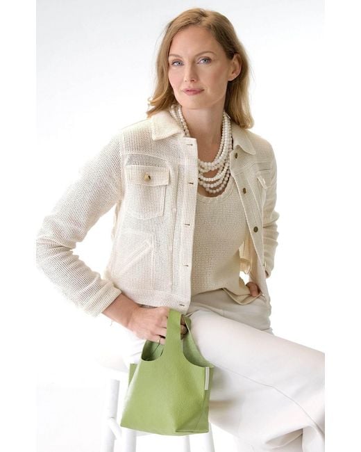 Fairchild Baldwin Metallic Helena Pearlized Necklace