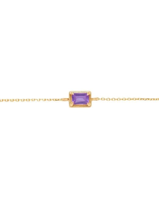 Belinda Jewelz Pink Amethyst Birthstone Bolo Bracelet