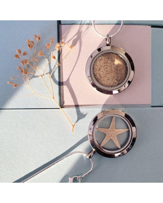 My Little Nature Metallic Neutrals Designer Statement Necklace With Natural Beach Sand – Neutral Tones Vacation Jewelry
