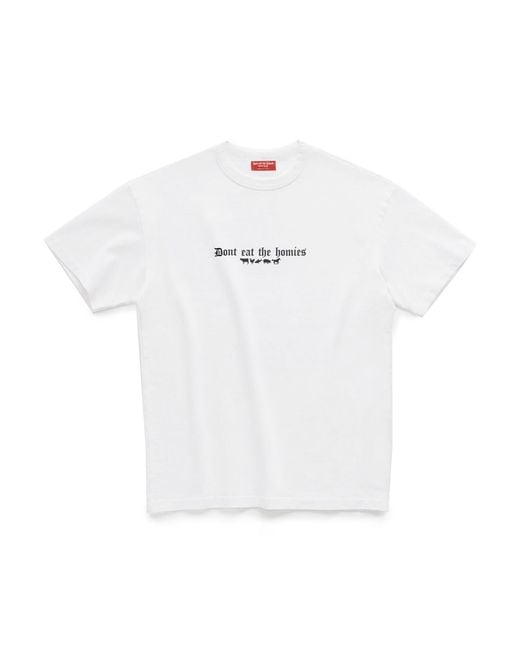 Dont Eat the Homies White Please Be Kind To Animals Tee