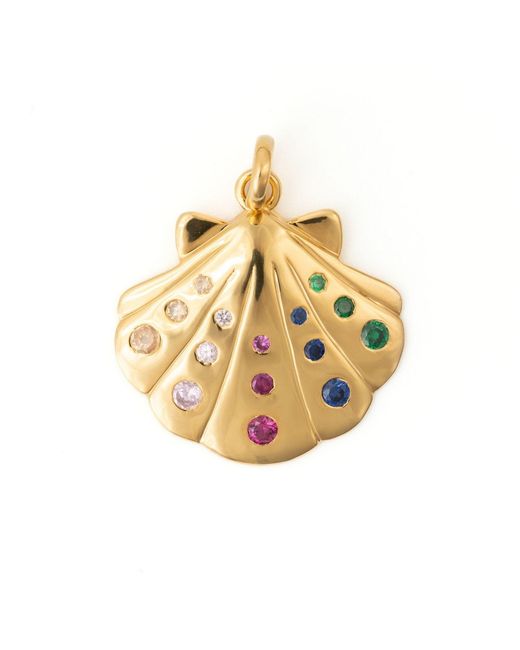 Belinda Jewelz Metallic Multi Color Sea Shell Charm