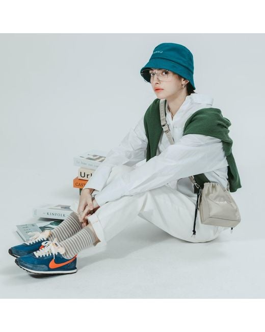 MARHEN.J Natural Recycled Nylon Mini Cross Bag