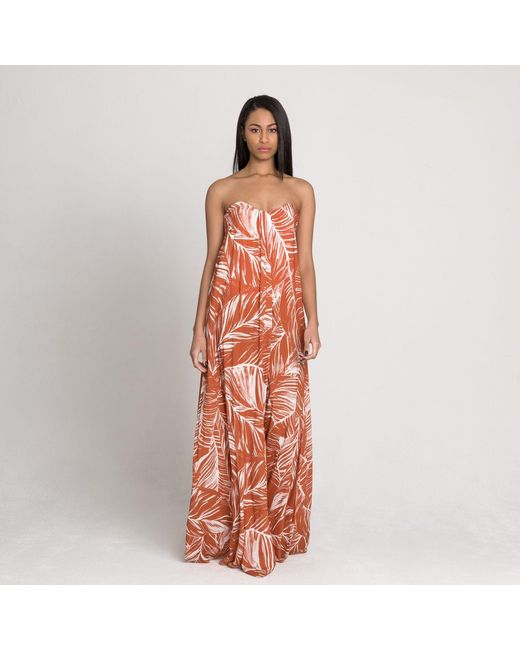 Imaatu Brown Blush Rust Dress