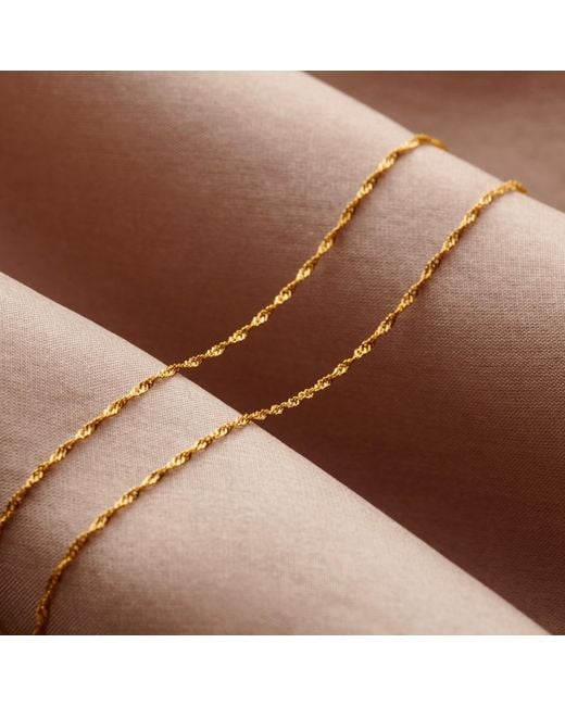 Posh Totty Designs Metallic Twisted Gold Bracelet