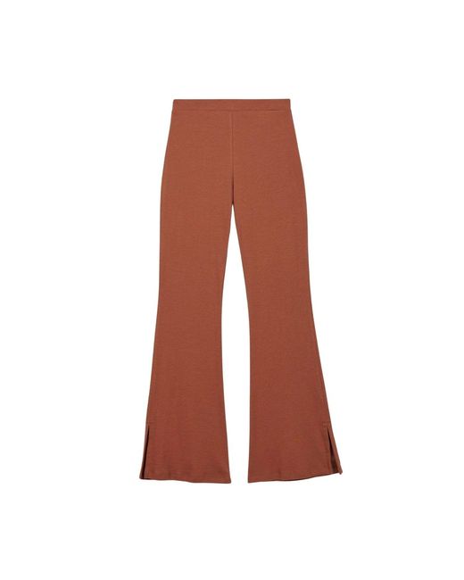 Dāl the Label White Neutrals Wool Blend Knit Pants