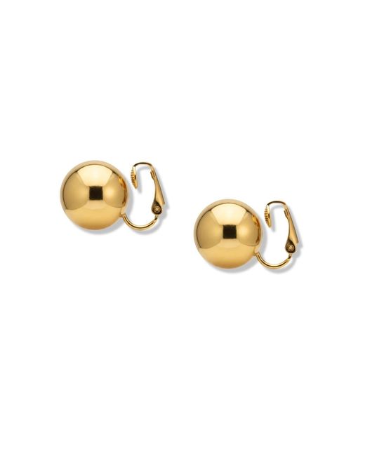 Jaredjamin Metallic Large Orbita Clip Earrings