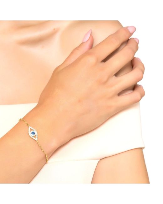 Latelita London Multicolor Evil Eye Elliptical Bracelet