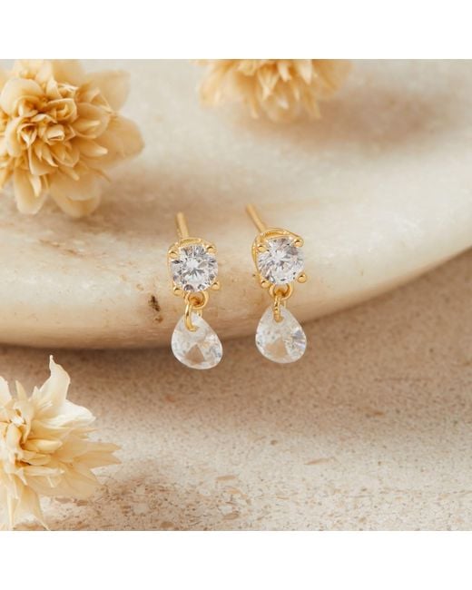 Esterah Yellow Drop Studs
