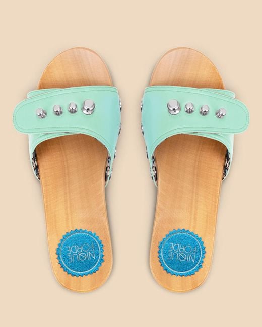 Nique Forde Blue Julep Lucille Sandals
