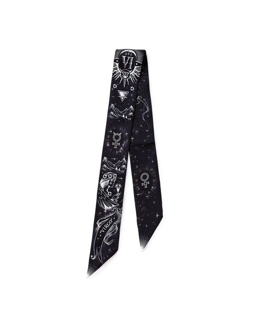 Silk&Soul Black Virgo Zodiac Twilly