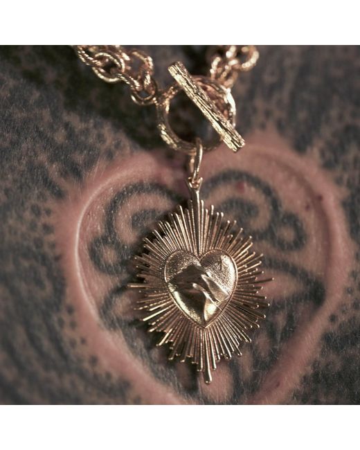 IN CAUDA VENENUM Metallic Apheia Necklace
