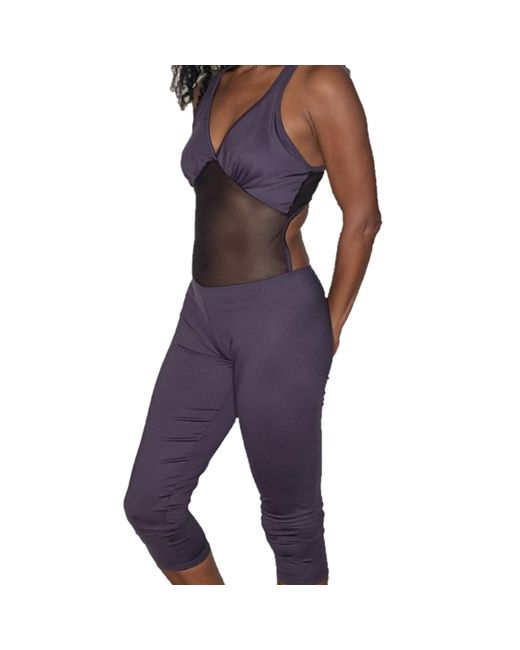 Brasini Swimwear Purple Naomi Bodysuit/Jumpsuit