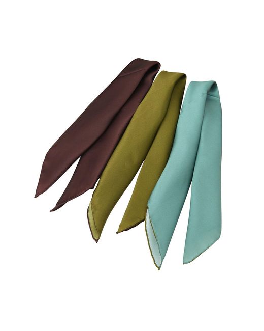 Soft Strokes Silk Brown Pure Silk Scarf Tree Solid Colour Collection Small
