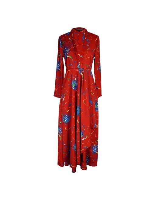 Jennafer Grace Red Coppertop Minaret Dress