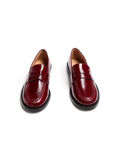 Naguisa Red Loafers
