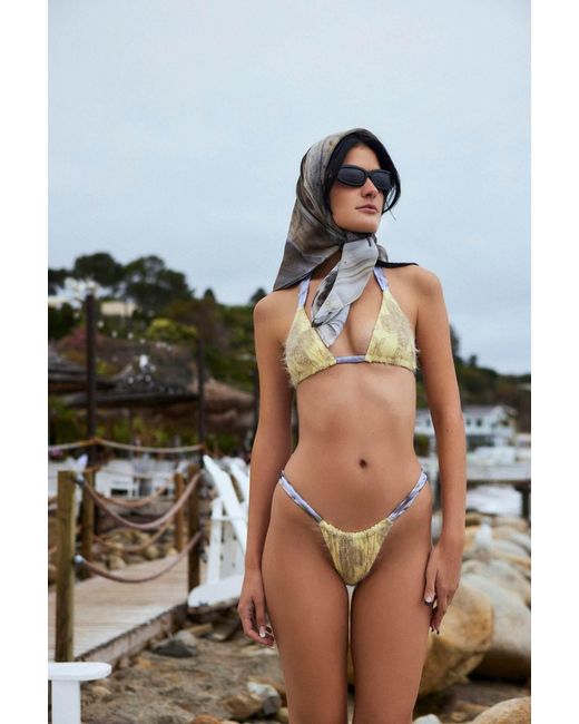 Animal Yellow Neutrals Jaunet Bikini Bottom