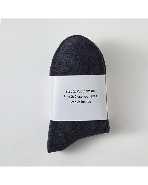 Soft Strokes Silk Blue Wool Quarter-Length Socks Set Of Two