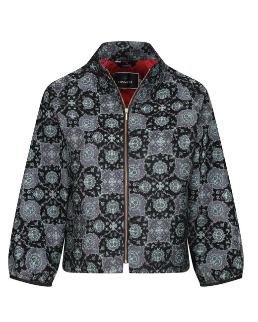 Lioness by Tf Black Lion Pattered Jacket