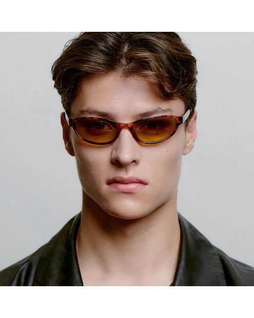 A.Kjærbede Brown Alexa Sunglasses Havana