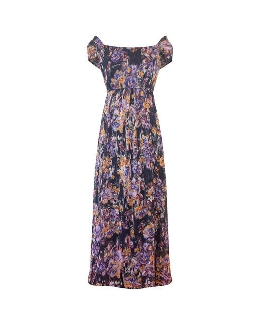 Alie Street London Purple Florence Maxi Dress
