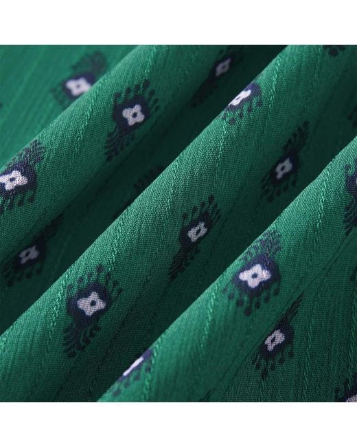 Smart and Joy Green Short Draped Skirt