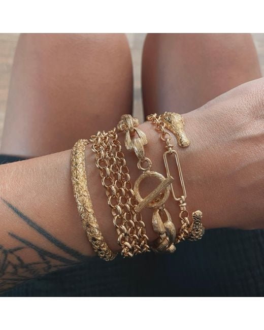IN CAUDA VENENUM Metallic Zorya Bracelet
