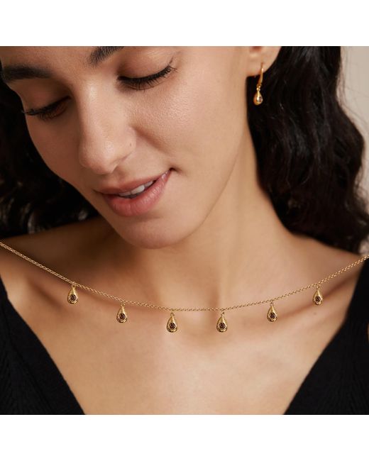 Retro Chic Metallic Aeolian Bells Necklace